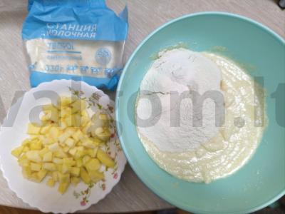 Varškės sausainiai su cinamonu Žingsnis 2