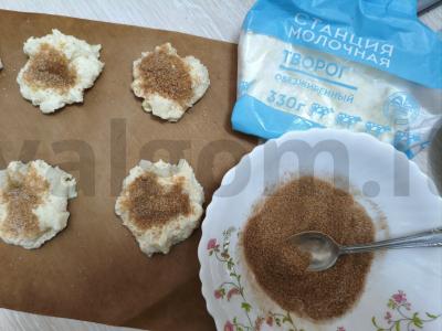 Varškės sausainiai su cinamonu Žingsnis 3