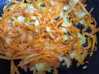 Lašiša, kepta su daržovėmis po sūriu Žingsnis 2