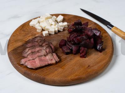 Salotas su roastbeefu ir feta sūriu Žingsnis 3
