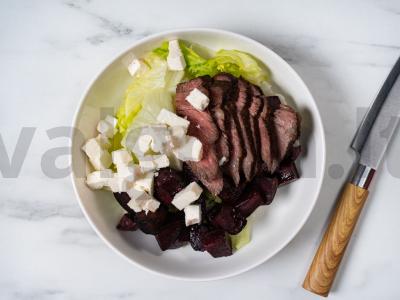 Salotas su roastbeefu ir feta sūriu Žingsnis 4