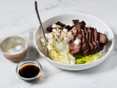 Salotas su roastbeefu ir feta sūriu Žingsnis 5