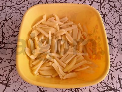 Keptas bulves su švelniu aštriu padažu Žingsnis 2