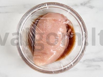 Azijietiško stiliaus bao burgeris Žingsnis 2