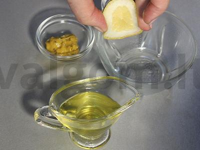 Burokėlių salotas su upėtakiu, varškės sūriu ir alyvuogėmis Žingsnis 7