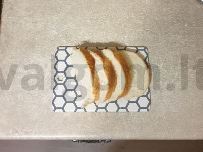 Sūrio skrudinta duona orkaitėje Žingsnis 2