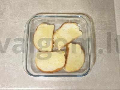 Sūrio skrudinta duona orkaitėje Žingsnis 3