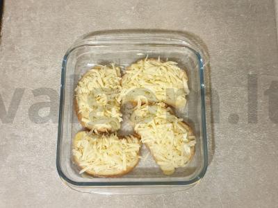 Sūrio skrudinta duona orkaitėje Žingsnis 5