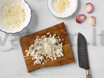 Įdarytos baklažanų valtelės Žingsnis 4