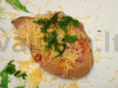 Keptas batatas su rūkytos dešros ir sūrio įdaru Žingsnis 6