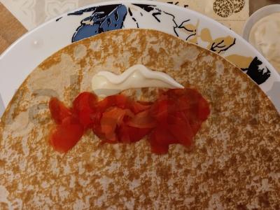 Tako su vištienos dešrelėmis, imbieru ir sūriu Žingsnis 3