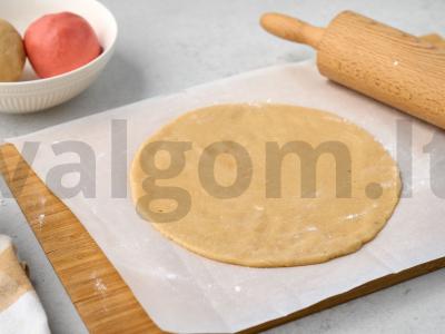 Angliškas Velykų pyragas „Simnel“ Žingsnis 5