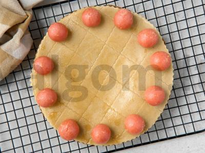 Angliškas Velykų pyragas „Simnel“ Žingsnis 13