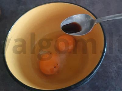 Kiaušinių blynai su įdaru Žingsnis 4