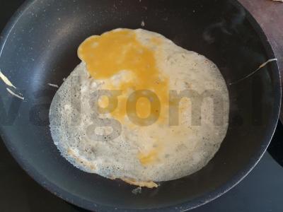 Kiaušinių blynai su įdaru Žingsnis 8