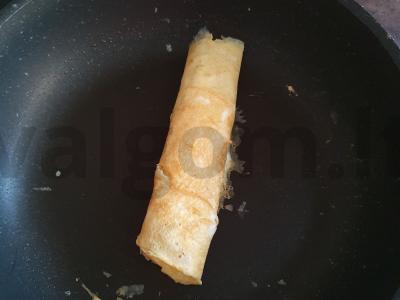 Kiaušinių blynai su įdaru Žingsnis 10