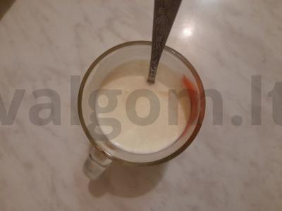 Jautienos kepenų bifšteksas su grietine Žingsnis 5