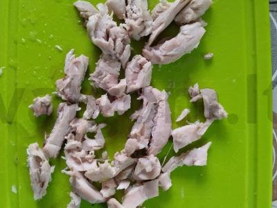 Salotas su kalakutiena, grybais ir parmezanu Žingsnis 5