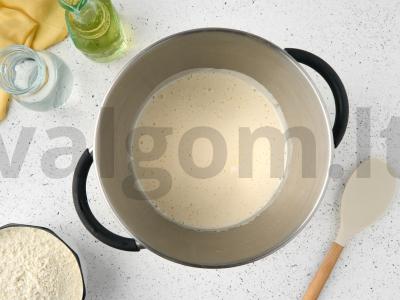 Mango biskvitinis tortas Žingsnis 2