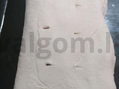 Štrudelis su faršu Žingsnis 4