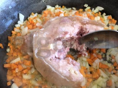 Bulvės su kumpiu ir rozmarinu Žingsnis 5