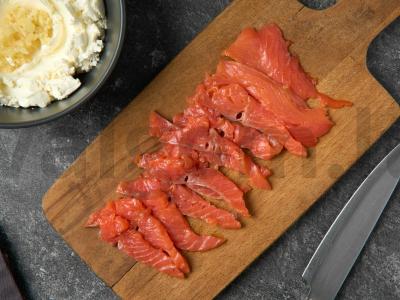 Špinatų ritinys su lašiša Žingsnis 5