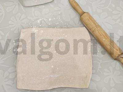 Sūrio vyniotinis su krapais Žingsnis 2