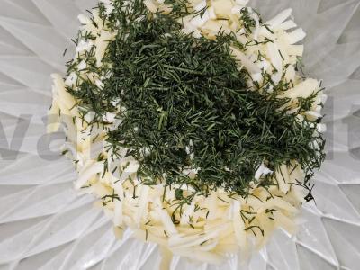 Sūrio vyniotinis su krapais Žingsnis 3