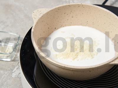 Tailandietiška sriuba su kokosų pienu ir krevetėmis Žingsnis 2