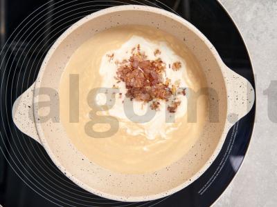 Tailandietiška sriuba su kokosų pienu ir krevetėmis Žingsnis 6