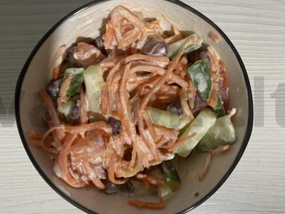 Lengvas ir sotus salotas vakarienei Žingsnis 7