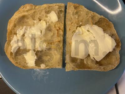 Grietininiai sumuštinukai su lydytu sūriu ir medumi Žingsnis 2