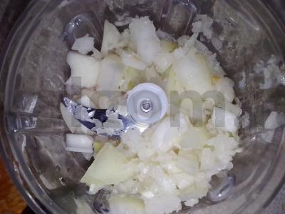 Aštrūs vištienos kotletai su grikių koše Žingsnis 2