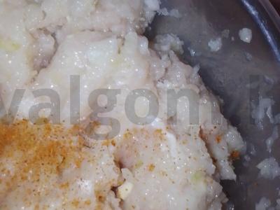 Aštrūs vištienos kotletai su grikių koše Žingsnis 3