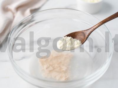 Namų pieno duona Žingsnis 1