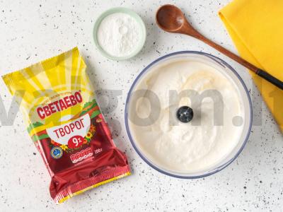 Varškės ir braškių pyragas Žingsnis 2