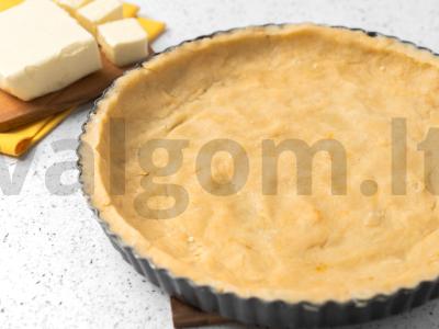 Varškės ir braškių pyragas Žingsnis 3