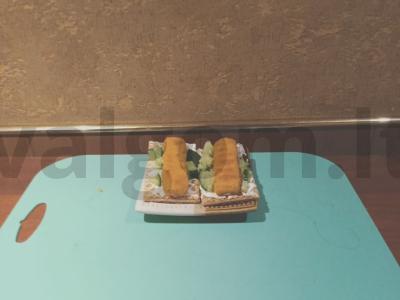 Sumuštinis ant vaflinio duonos Žingsnis 2