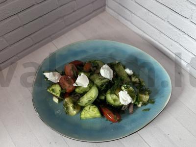 Salotas su varškės sūriu ir šalotiniu svogūnu Žingsnis 4