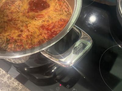 Borsčas su jautienos troškiniu ir žolelėmis Žingsnis 7