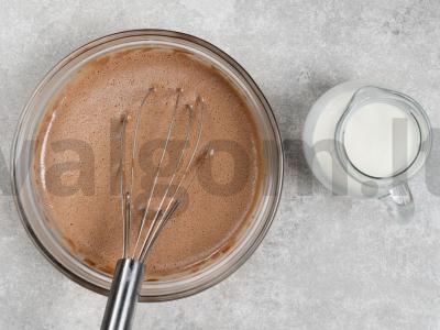 Paprastas kakavinio kekso receptas Žingsnis 3