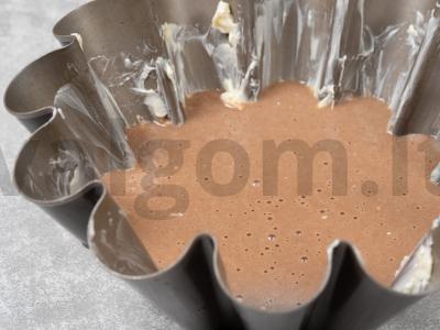 Paprastas kakavinio kekso receptas Žingsnis 4