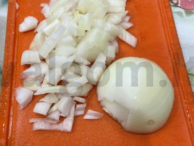 Kepta bulvė su svogūnais Žingsnis 2