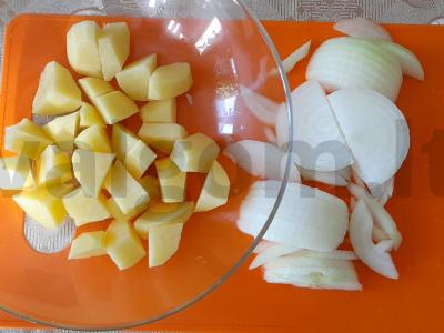 Kepta lašiša su bulvėmis Žingsnis 2