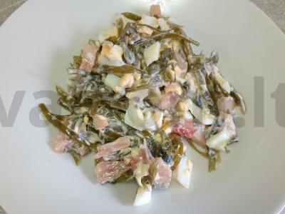 Jūros kopūstų salotos su silke pagrindine nuotrauka