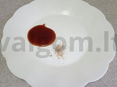 Kiaulienos kotletai sojų padaže vakarienei Žingsnis 2