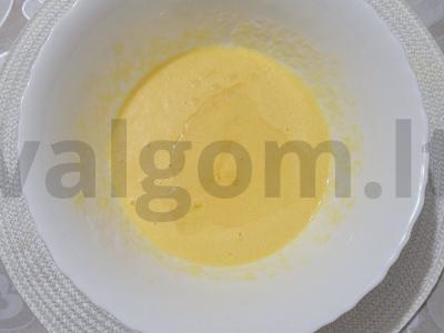 Purūs keksiukai su braškių jogurtu Žingsnis 2