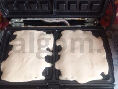 Vieniški vafliai Žingsnis 5