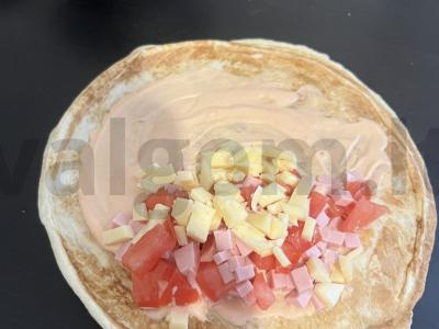 Uždara pica su dešra ir sūriu Žingsnis 6