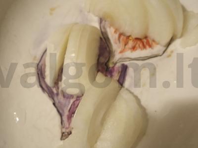 Baklažanų ir grybų tyrės sriuba su imbieru Žingsnis 1